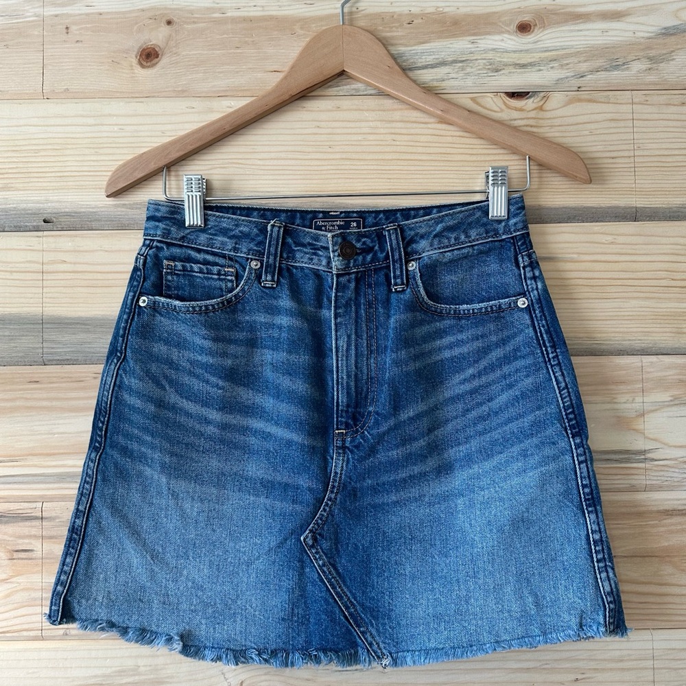 Abercrombie & Fitch Classic Blue Mini Skirt